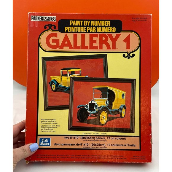 Parker Paint by number kit, vintage pbn kit, Gallery Series,  new old stock 70s - Picture 2 of 10